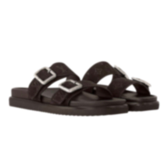 L*V Dark Brown Suede